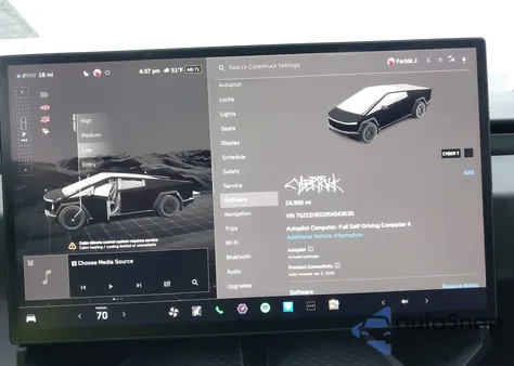 2024 Tesla Cybertruck All-Wheel Drive from USA, damaged, VIN 7G2CEHED2RA043630